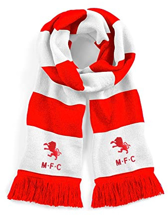 Middlesbrough 1970s Retro Traditional Football Scarf Embroidered Logo