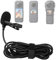 Honbobo Lavalier Mikrofon Ansteck-Lav Mini Mikrofon für Insta360 X3/Insta360 ONE X2/Insta360 ONE RS 1-inch 360 Edition