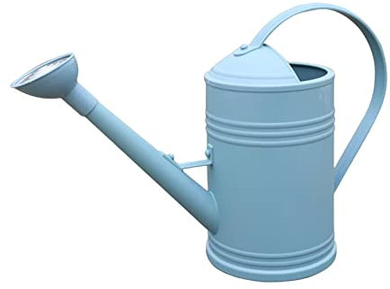 Milageto Regadera de Jardín con Largo Regadera Regadera Extraíble Regadera de Flores Regadera Pequeña para Plantas de Interior, Capacidad de 1.8L, Azul