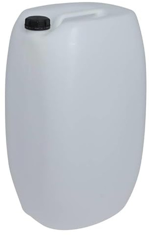 Jerrycanshop - Stapelbarer 60 Liter UN Kanister - Kraftstoff Kanister, Wasserkanister, Benzinkanister - Kunststoff (HDPE) - DIN61 Kanister 60L - BPA Frei - Naturell