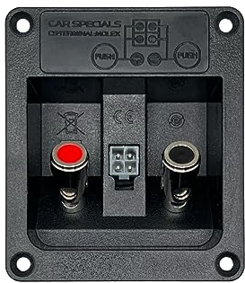 Car Specials Lautsprecher Terminal mit Push Anschlüssen und Molex Steckverbindung