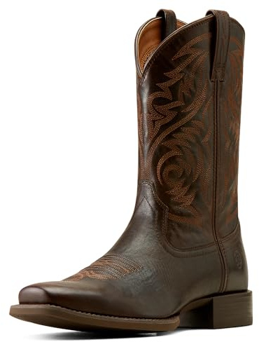 ARIAT Men's Sport Herdsman Cowboy Boot, Burnished Chocolate, 11