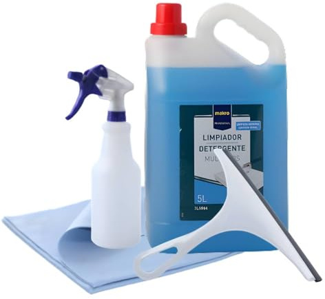 Limpiacristales 5L makro PROFESSIONAL MAS BAYETA,DOSIFICADOR, ESPATULA PARABRISAS (4)