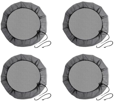 Feriany Récupérateur d'eau de pluie de 80 cm pour l'extérieur, couvercle pour réservoir d'eau, housse de protection, filet filtrant, tonneau, filet anti-insectes