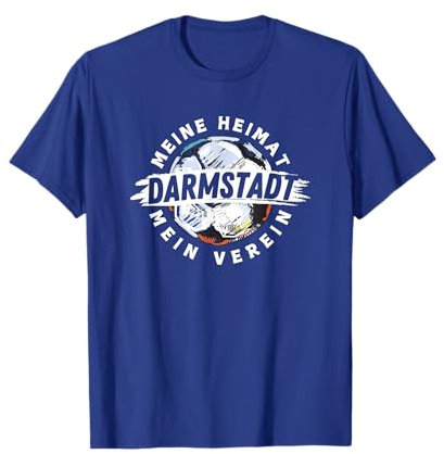 Darmstadt Fußball Hessen Stadion blau weiss Fan T-Shirt