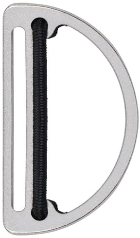 Stainless Steel Weight Belt Slide Buckle Belt Keeper Diving Slider Buckle D-Ring Weight Belt Side Mount Attachment