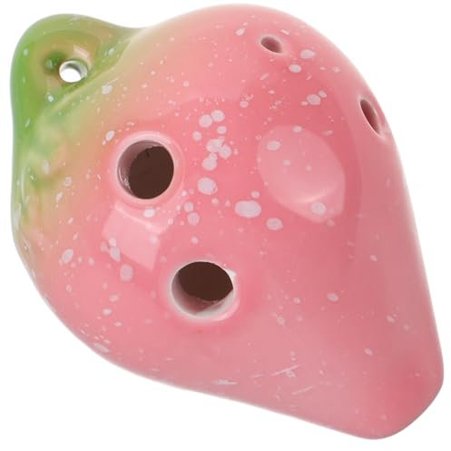 GREENADSCAPE 6 Erdbeer Okarinas, Übungs Okarinas Für Kinder, Übungs Okarinas Für Anfänger, Klassische Okarinas, Tragbare Okarinas, Anfänger Okarinas, Ethnische Instrumente, Okarina