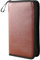 Gosera 80-Discs Portable Leather Storage Bag Zippered Storage Case for CD DVD Hard Disk Album - Brown