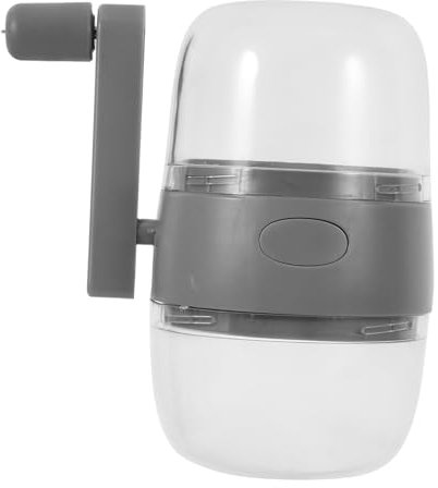 Alipis Triturador Manual De Nueces y Ajo Con Manivela Picadora Portátil Para Frutos Secos y Jengibre Herramienta De Cocina Compacta Fácil De Limpiar Molino Manual Para Sésamo y Alimentos