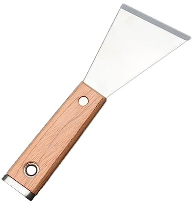 UKCOCO 1 Pz Raschietto Professionale Inossidabile con Utensile per Finitura Cartongesso Strumento Pratico per Rimozione e Raschiatura per Falegnameria e Lavori Manutenzione