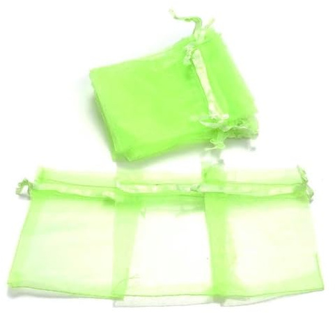 Geschenktüten, Partygeschenktüten, Organzabeutel, kleine Kordelzugbeutel, 100 Stück Schmuckverpackungsbeutel 7 x 9 cm Organzabeutel Aufbewahrung Make-up Hochzeit Kordelzugbeutel