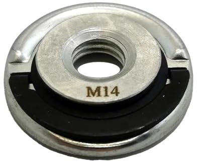 kHSUNzW Tuerca de Brida de liberación rápida M14, Rosca for Amoladora Angular, Placa de prensado autoblocante, Brida de sujeción for Amoladora Angular(M14-A)