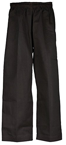 Tiger Claw Karate Uniform 100% Cotton Black Heavy Weight (Pants Only) #7 (Big & Tall)