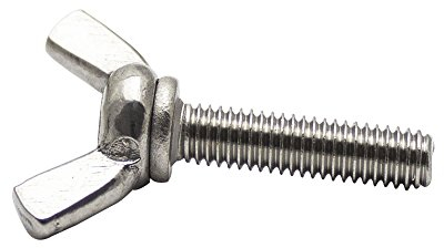 Flügelschrauben M8 X 30 ähnl. DIN 316 amerik. Form, Edelstahl A2 (5 Stück) - V2A