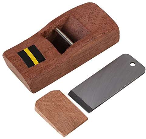 Yibuy Mini-Handhobel aus Holz, perfekt für die Holzbearbeitung, das Beschneiden, das Hobeln von Holz, das Glätten von Oberflächen, 10 cm