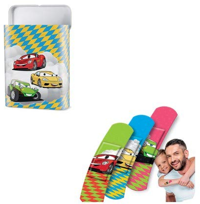 Box de 40 pansements enfantVoitures - 60 x 17 mm