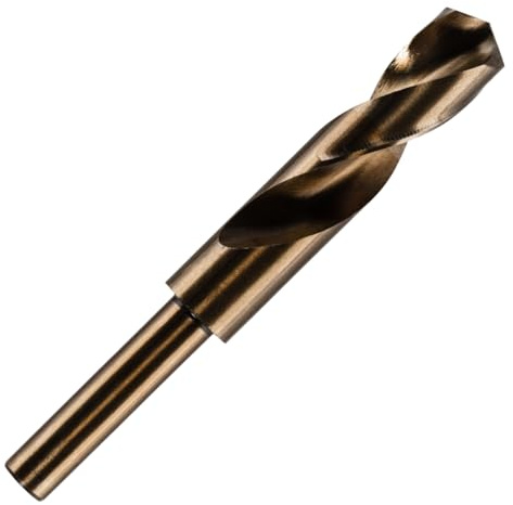 Rennie Tool - 20mm HSS Cobalt Blacksmith Drill Bit/Reduced Shank Drill | For Stainless Steel, Hard Metals, Steel, Cast Iron, Aluminium & Non-Ferrous Metals. 1/2 (12.7mm) Shank
