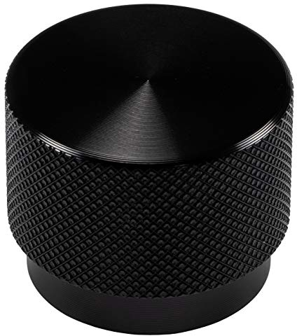 Gedotec pomello porta tondo maniglia per mobile pomello per mobile nero opaco alluminio vintage - GRAF BIG | Cassettiera industriale cassetti e armadi |pomello mobile Ø 38 mm con viti 1 pezzo