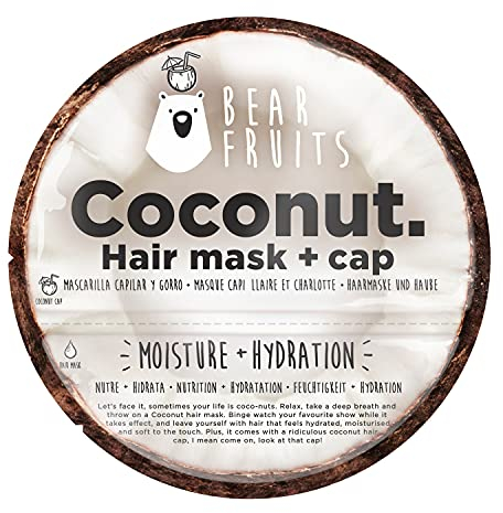 Bear Fruits Nutrition Et Hydratation Masque Capillaire + Charlotte Lait De Coco 20 ml