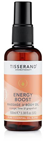 Tisserand - Energy Boost Massage and Body Oil,100% Natural Pure Essential Oils,100ml