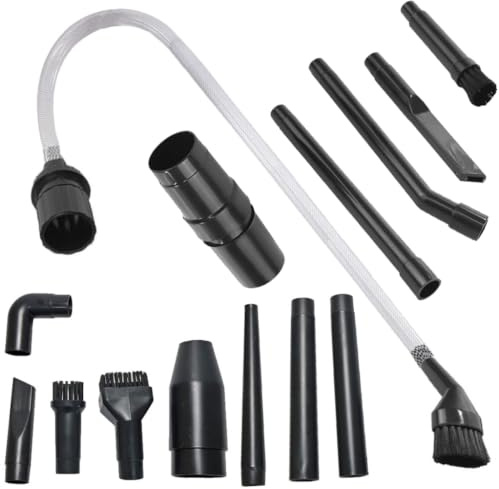 SPARES2GO Complete Micro Tool Kit Mini Attachments Set Compatible with Numatic Henry Hetty Vacuum Cleaner 32mm PC Desk Car