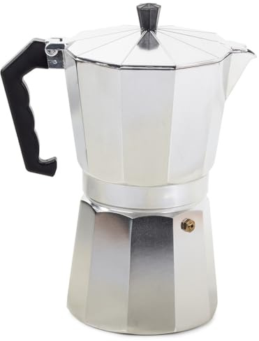 VerkGroup Moka Cafetière à expresso 3/6/9/12 tasses Argenté (1, 12)