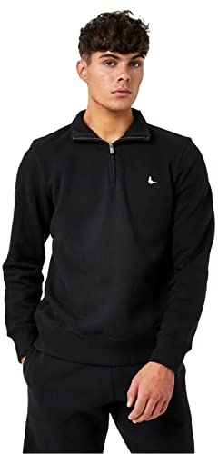 Jack Wills Mens Barchester Quarter Zip Sweatshirt Long
