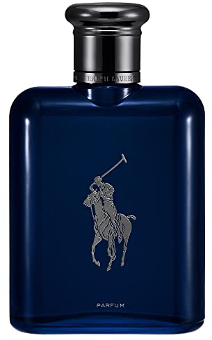 Ralph Lauren Polo Blue Parfum für Herren, fruchtig-holziger Duft mit Mandarine, Rosa Pfeffer & Patchouli, für anspruchsvolle Männer, 125 ml
