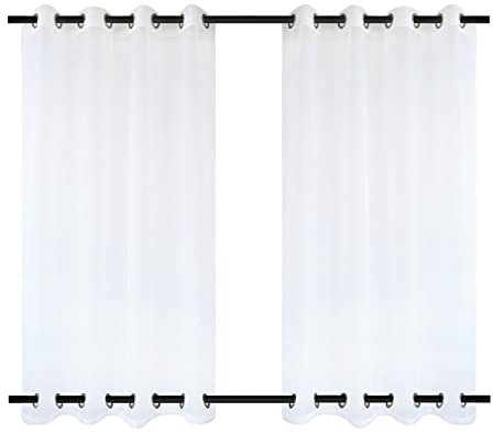 Outdoorvorhänge Wasserdicht, Outdoor Vorhang Mit Ösen Oben Und Unten, Outdoor Gardinen Balkon Terrasse Wetterfest Vorhang Transparent - 1 Stück (Size : Top and Bottom)