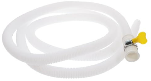 PRETYZOOM Replacement Air Conditioner Drain Hose Flexible Tubing Extension for Units 6M Long Clamp Connector