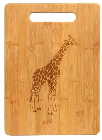 Bamboo Wood Cutting Board Giraffe