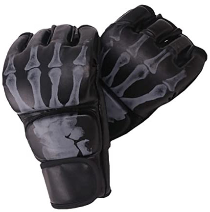 KICHOUSE Atmungsaktive Sparringshandschuhe Waschbare Boxhandschuhe Professionelle Halbhandschuhe Für Boxen Taekwondo Kampfsport Mixed Martial Arts Boxtraining Und Fitnesstraining Langlebig