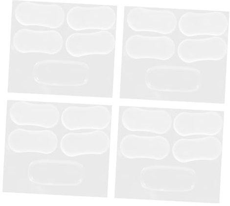 jojofuny 20 Stück Toilettensitz- Aus Transparentem Silikongel, Geräuschdämpfend Und Vibrationsmindernd, Passend Für Verschiedene Toilettensitze, Hoher Komfort Mit Klebepad