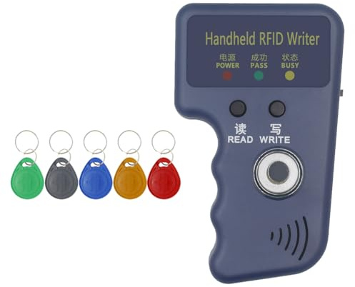 Stthherk Lector Duplicador de Tarjetas RFID + 5XT5577 de 125 KHz, Copiadora de Llaves, Clonadora para Tarjetas con Chip EM4305 CET5200 TM