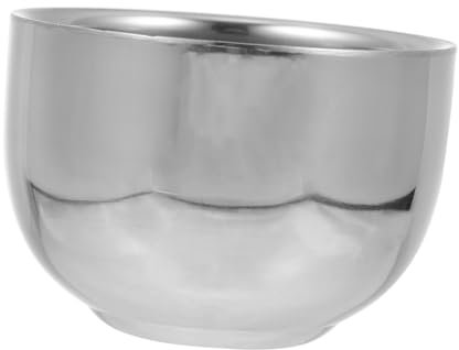 NAMOARLY Tasse à Vin Ronde Acier Inoxydable Tasse à Vin Et Mousseux Pour Maison Restaurant