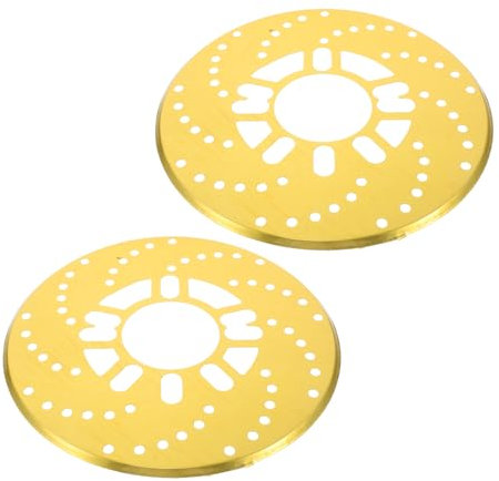 Ciieeo 2pezzi Copertura Disco Freno in Lega Alluminio Per Auto Freno Disco Ricambio Modificata Per Migliorare Esterno