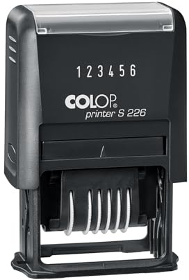 COLOP Ziffernstempel Printer S 226, 6-stellig, Abdruckfarbe: schwarz