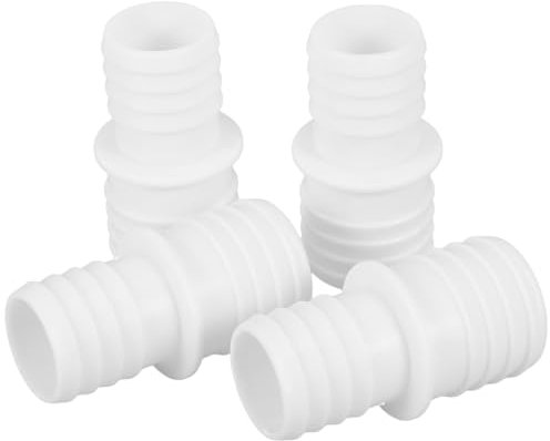 Homoyoyo 4pcs Washer Drain Hose Connectors Hose Pipe Adapters for Washing Machine Fittings