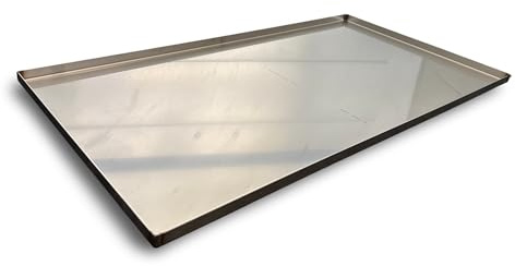 EWH Edelstahl Fettauffangblech/Fettwanne/Tropfblech für Gasgrill Napoleon T325 (465 x 355 x 10 mm) aus Edelstahl