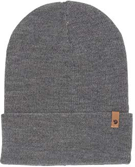 FJÄLLRÄVEN unisex hatt klassisk stickad Grå (grå) En Storlek
