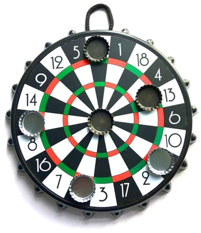 Winkee - Kronkorken Dartscheibe - Die Coole Zielscheibe für Deine Kronkorken | Party-Dartboard | | Lustige Trinkspiele Kronkorken Zielscheibe | Geschenk zu Party, Weihnachten, Geburtstag