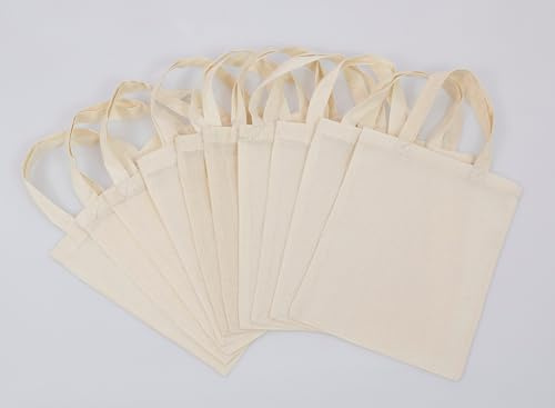 Betzold Baumwolltaschen 10er-Set Blanko zum Selbstgestalten | Stofftaschen, Basteln, Gestalten, Baumwolle, Kreativmaterial