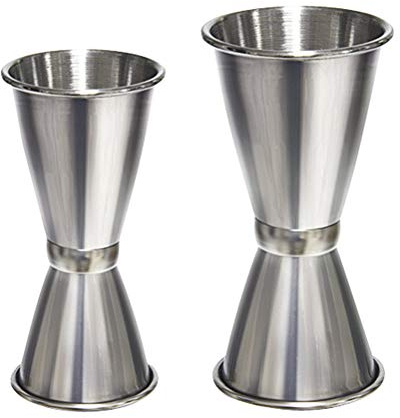 Miotlsy Jigger Bar 2 PCS Cocktail Jigger Dual Spirit Measure Cup Acciaio Inox Drinks Measuring Cup 20&40ml and30&50ml