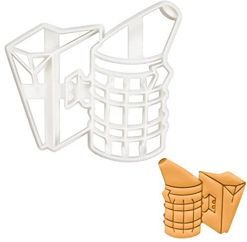 BAKERLOGY Beekeeper Smoker Cookie Cutter - Detailed Biscuit Cutter Design for Baking and Crafts, Ideal on Fondant, Dough, Clay