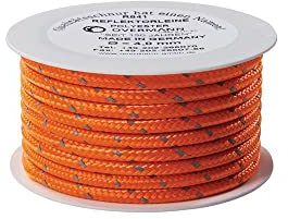 Reflektorschnur Safety Reflector L.50m D.4mm PES orange OVERMANN