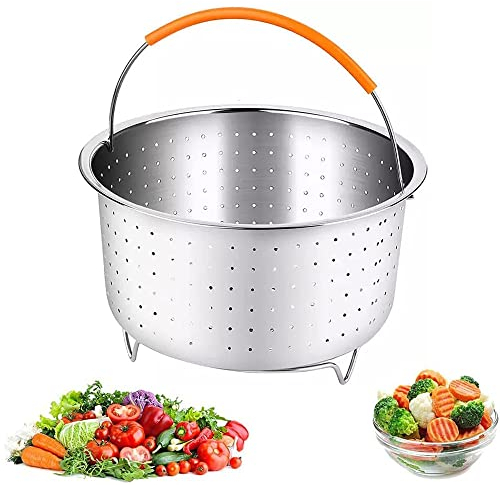 Cesta Vapor Acero Inoxidable, Accesorios Vapor Acero Inoxidable, Cesta Vaporera Verduras Vapor, Cesta Vaporera Verduras Vapor Olla para Cocinas, Restaurantes, Vaporera de Verduras (3L)