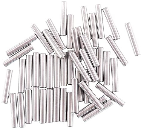 PHasz 100 Stück 3 Mm Passstifte, 304 Edelstahl-Regalstifte Unterstützen Regale Mit Einer Länge Von 4–20 Mm, Geeignet Für Regale,Length 8mm