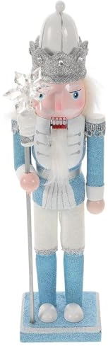 Dinntty Figurine de Soldat Casse-Noisette en Bois Figurine Traditionnelle de noël pour Festival décoration de cheminée décor de noël