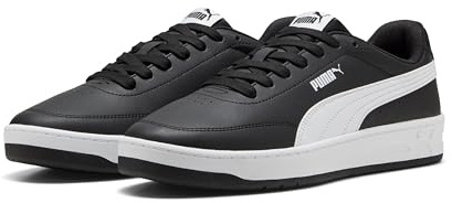PUMA Court Classic Clean Sneaker, Unisex, 8 UK, Schwarz