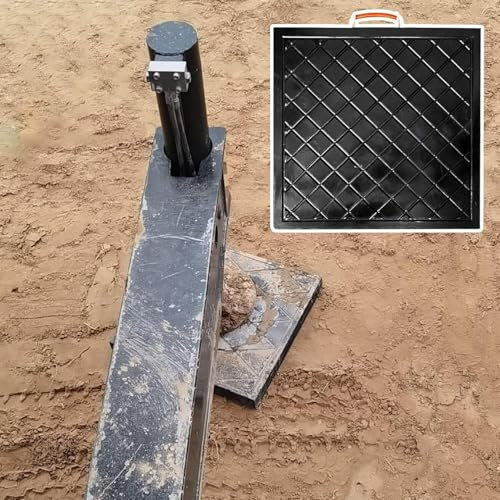 Hochdichte Auslegerpolster für Wohnwagenheber, strukturierte Landeflächen aus Polyethylen für Anhänger, stabilisierende Nivellierpolster für Wohnwagen für Wohnmobile, verschleißfest (50 x 50